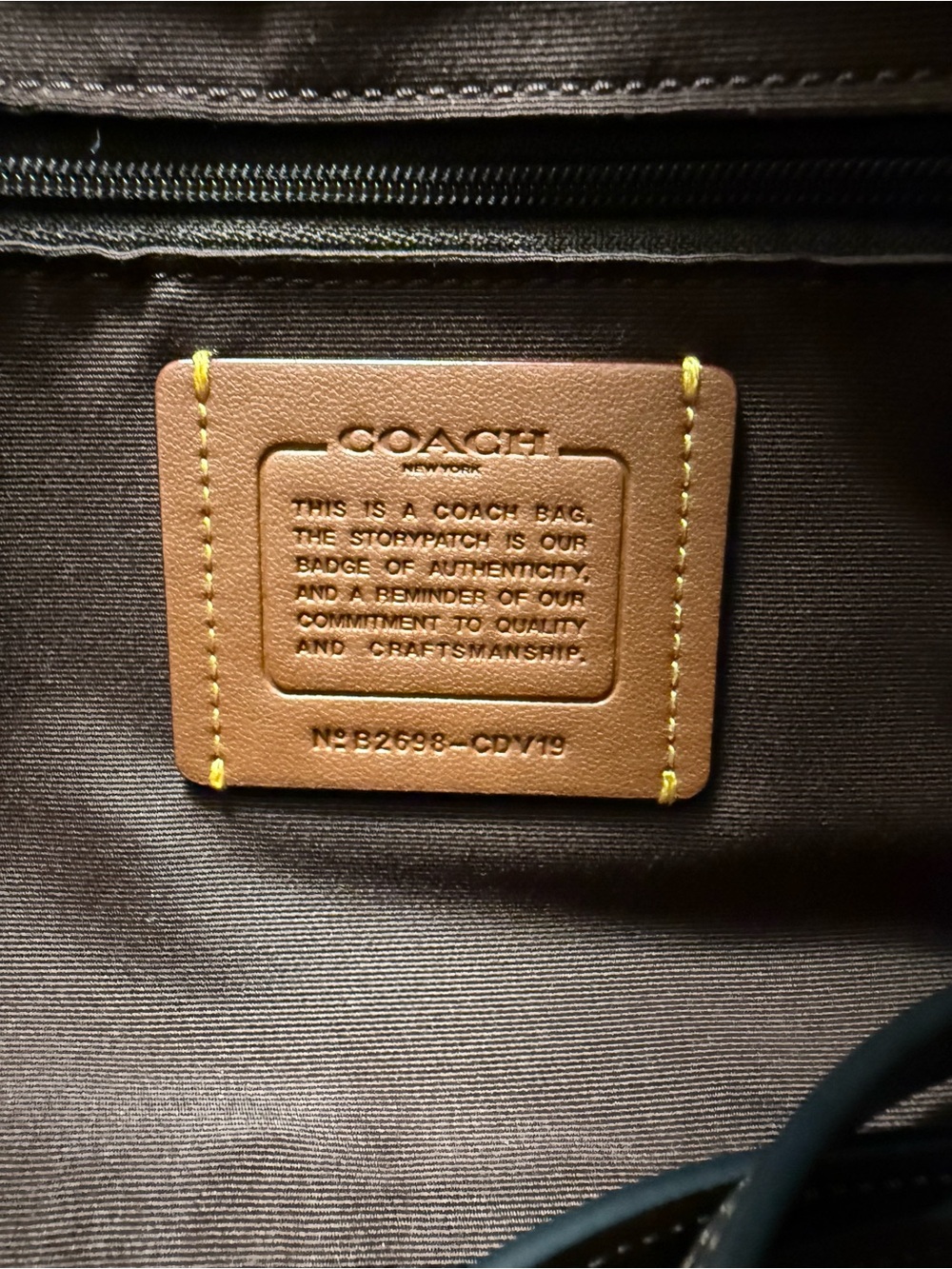 COACH Maple Lara Satchel bag - Picture 8 of 9
